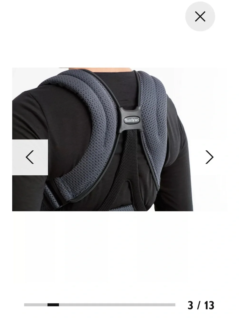 BabyBjörn Move in Anthracite - Picture 2 of 16